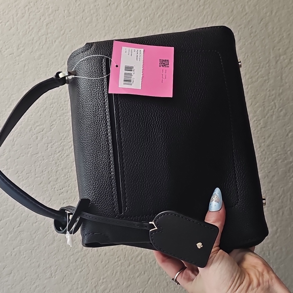 Kate Spade Thompson Pebbled Leather Small Top Handle Bag - Picture 5 of 7